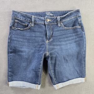 Time and Tru Women's Blue Denim Shorts